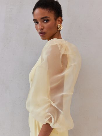 Elodie Dress – Butter Yellow - Image 3