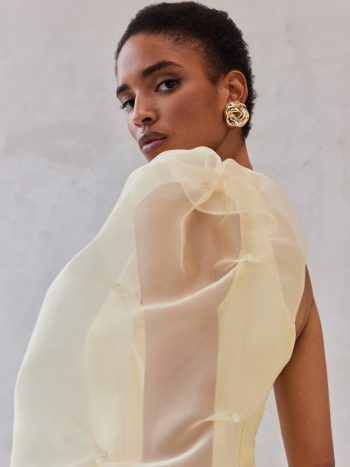 Elodie Dress – Butter Yellow - Image 2