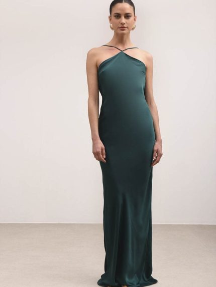 Valery Dress – Evergreen