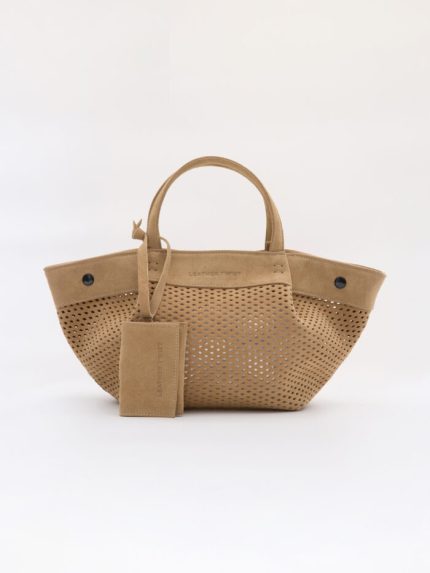 Horizon Suede Bag – Beige
