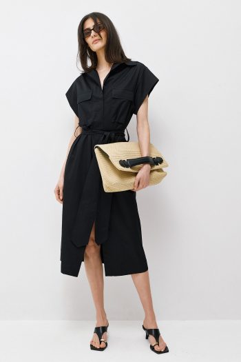 Nest Raffia Bag – Black - Image 3