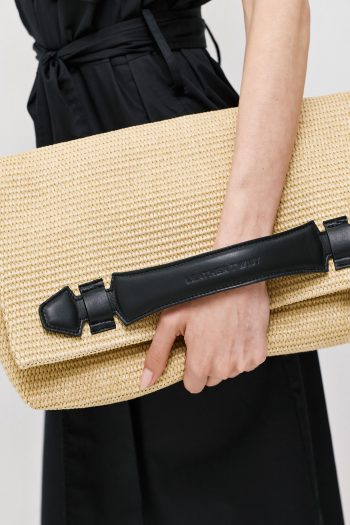 Nest Raffia Bag – Black - Image 2