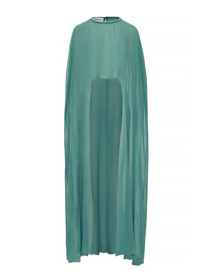 Long Sleeve Cape – Mint