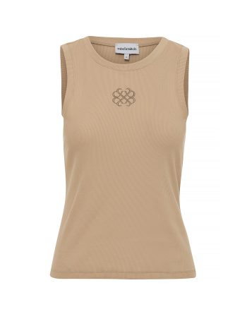 Ashley Tank Top – Beige