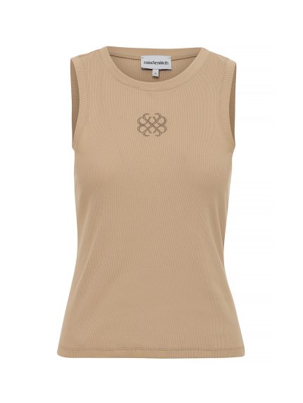 Ashley Tank Top – Beige