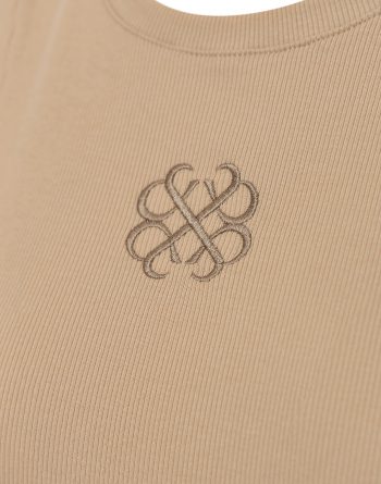 Ashley Tank Top – Beige - Image 2