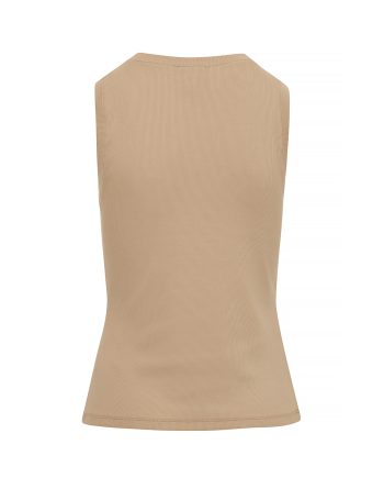 Ashley Tank Top – Beige - Image 3