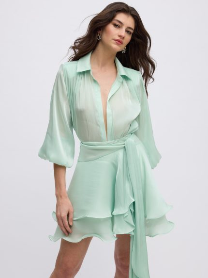 Clio Mini Skirt – Mint