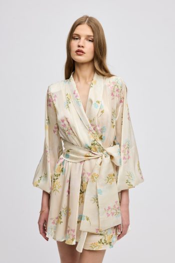 Butter Blossom Mini Dress – Print - Image 3