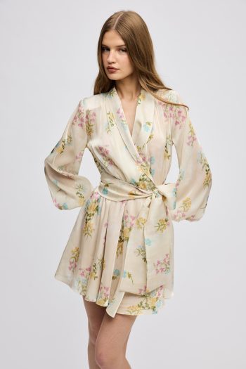 Butter Blossom Mini Dress – Print