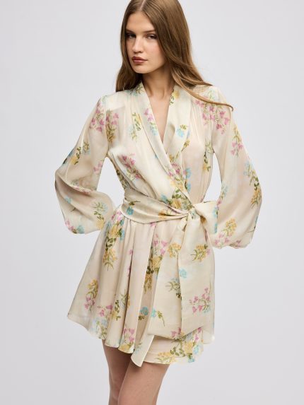 Butter Blossom Mini Dress – Print