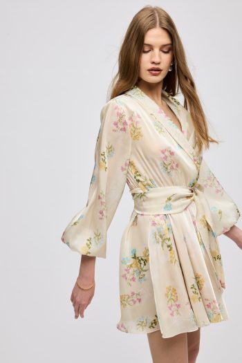 Butter Blossom Mini Dress – Print - Image 4