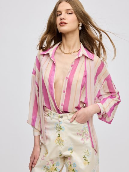 Striped Shirt – Pink