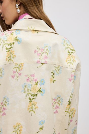 Butter Blossom Denim Jacket – Print - Image 6