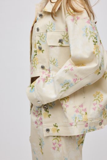 Butter Blossom Denim Jacket – Print - Image 5