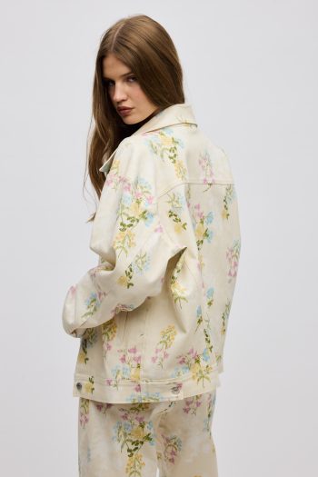Butter Blossom Denim Jacket – Print - Image 8