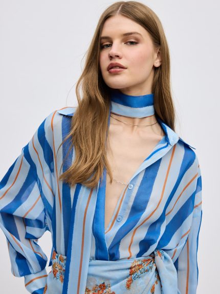 Striped Shirt – Blue