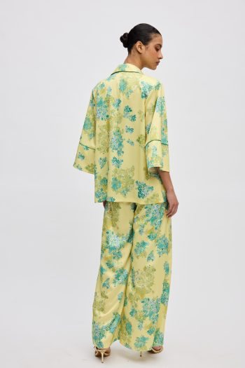 Lime Petals Pyjama Set – Print - Image 5