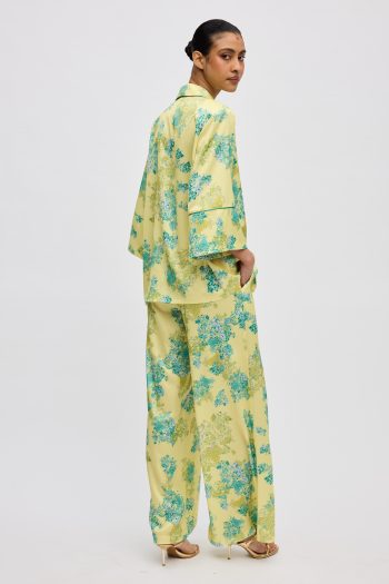 Lime Petals Pyjama Set – Print - Image 6