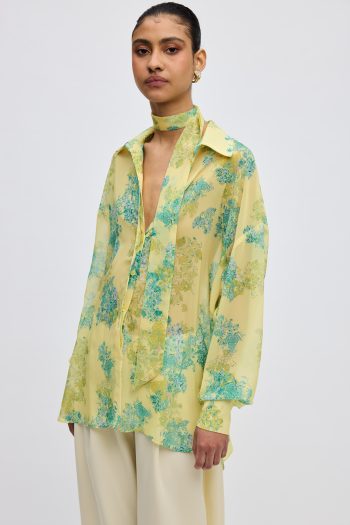 Lime Petals Shirt – Print - Image 3