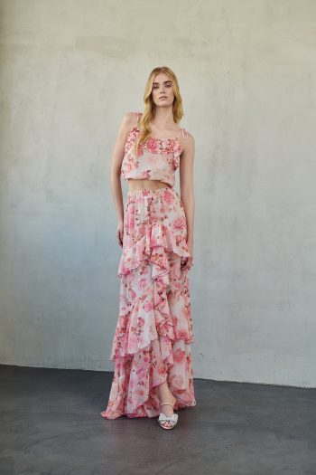 Felinia Ruffle Skirt – Print - Image 4