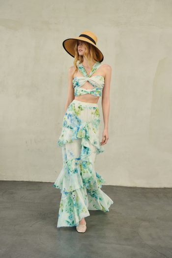 Zayel Ruffle Skirt – Print - Image 3