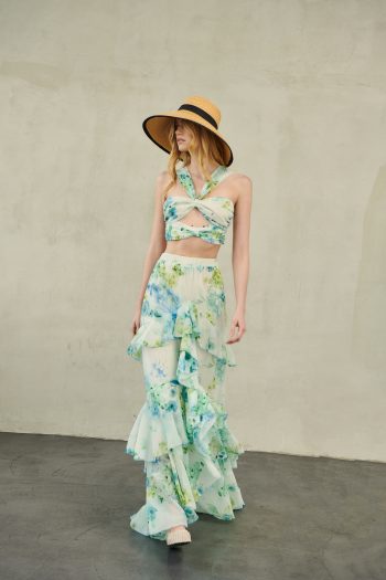 Zayel Ruffle Skirt – Print - Image 2