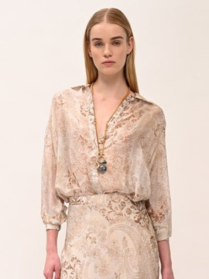 Ember Flower Shirt – Beige