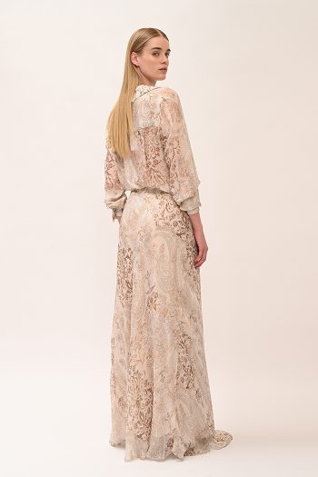 Ember Flower Shirt – Beige - Image 3