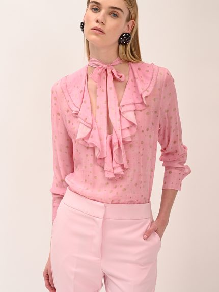 Devon Dot Shirt – Pink