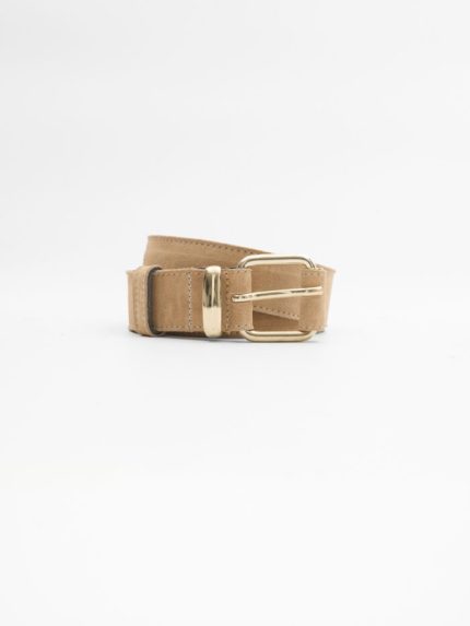 Pastel Suede Belt – Beige