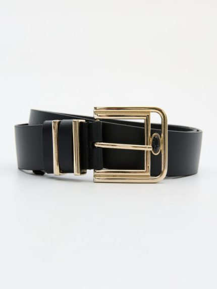 Layers Leather Belt – Black
