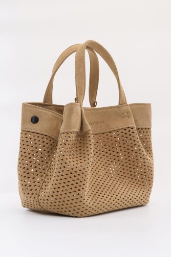 Horizon Suede Bag – Beige - Image 2