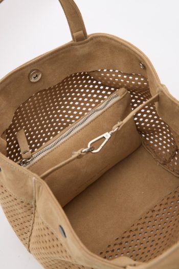 Horizon Suede Bag – Beige - Image 6