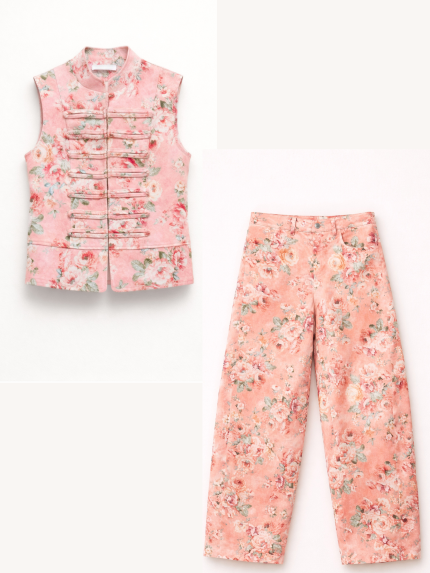 Alyssa Floral Set – Pink