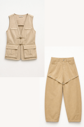 Freesia Cargo Set – Beige