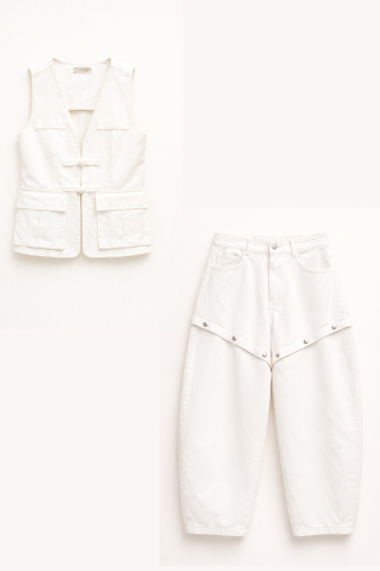 Freesia Cargo Set – White