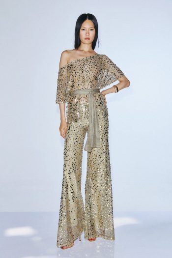 Gianna Sequin Set – Olive