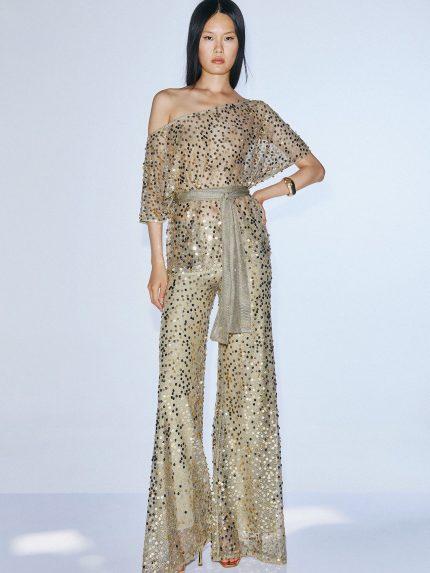 Gianna Sequin Set – Olive