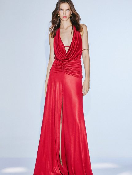 Dorothea Dress – Red Wine