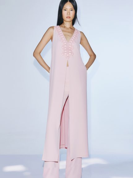 Cassandra Tunic Set – Pink/Baby Blue