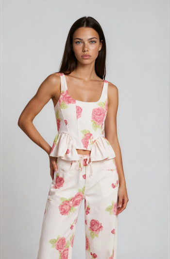 Azalea Floral Set – Red