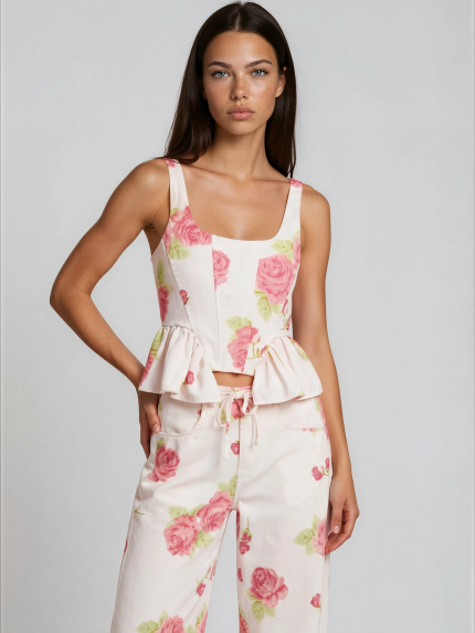 Azalea Floral Set – Red