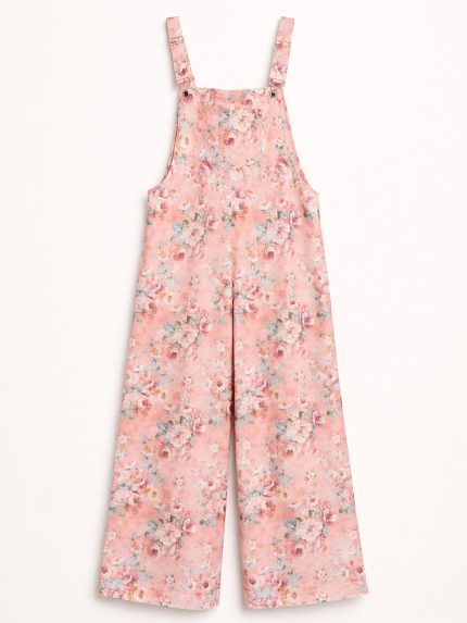 Alyssa Floral Overall – Pink