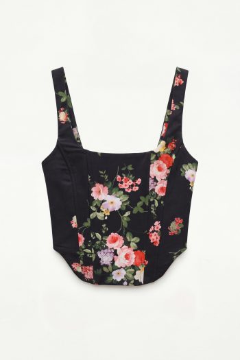 Poppy Floral Set – Black - Image 3
