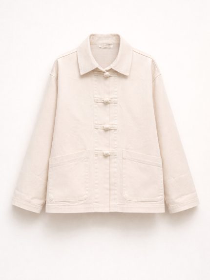 Isla Structured Jacket – Cream