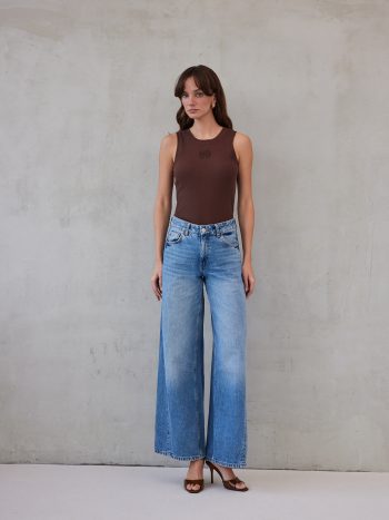 Ashley Tank Top – Brown - Image 2