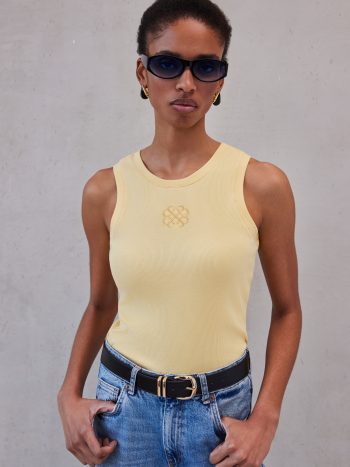 Ashley Tank Top – Butter Yellow