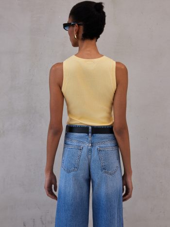 Ashley Tank Top – Butter Yellow - Image 3