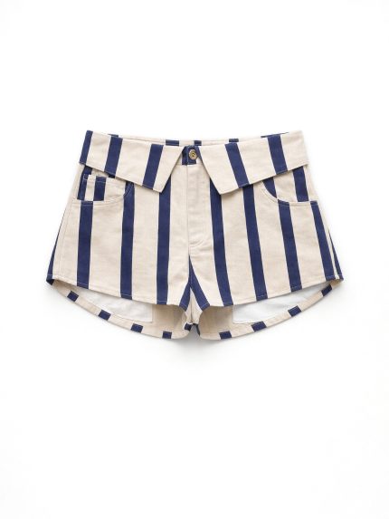 Jenny Striped Shorts – Blue